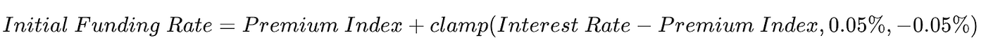 Calcolo dell'initial Funding Rate