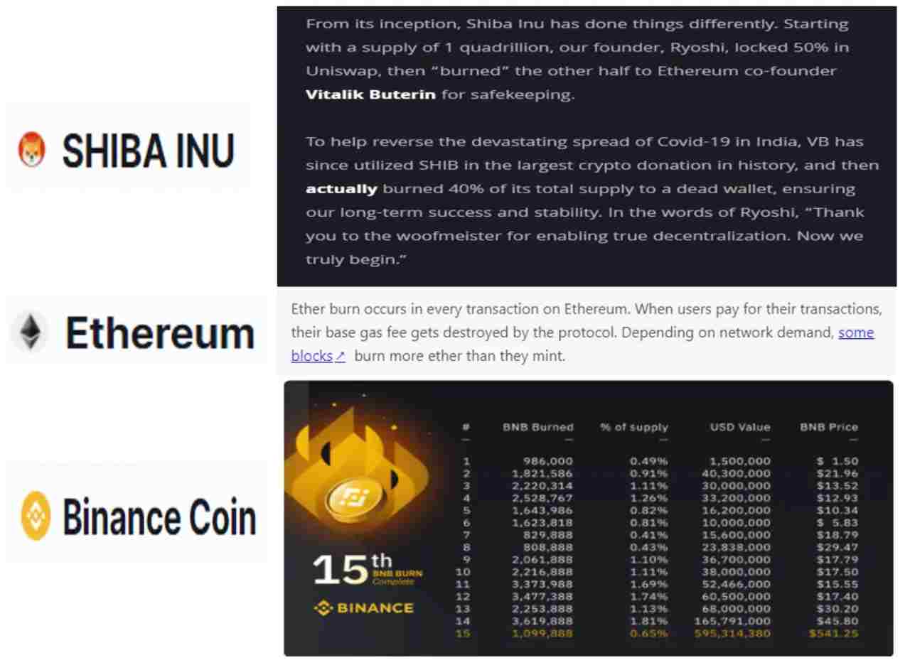 tokenomics burn token