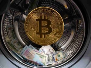 bitcoin in una lavatrice