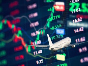 grafico quotazioni aereo al decollo