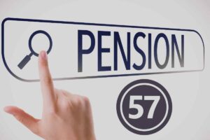 Cliccare su pensioni e numero 57