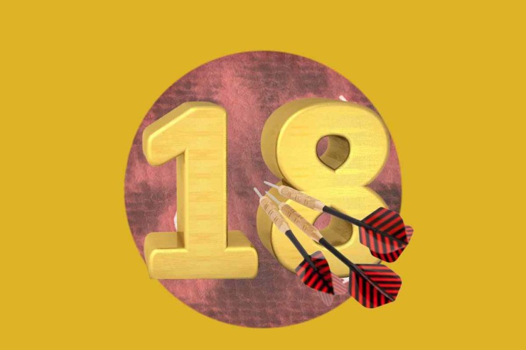 Numero 18 e freccette