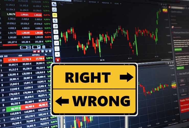 trading giusto sbagliato