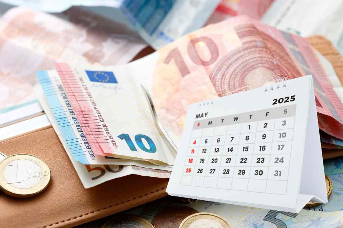 Soldi e calendario 2025