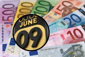 Euro e data del 9 giugno