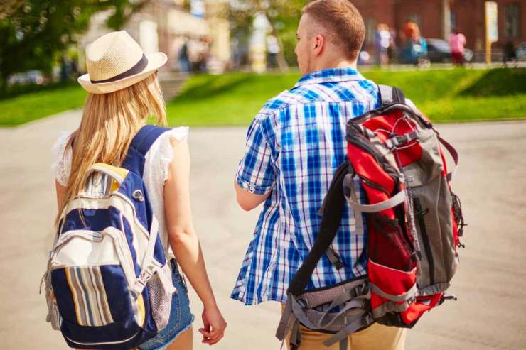 Turisti a passeggio