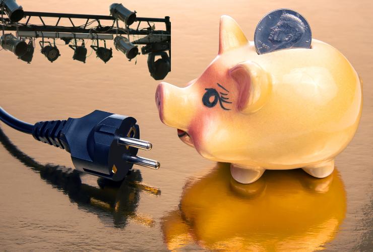 energia banche riflettori