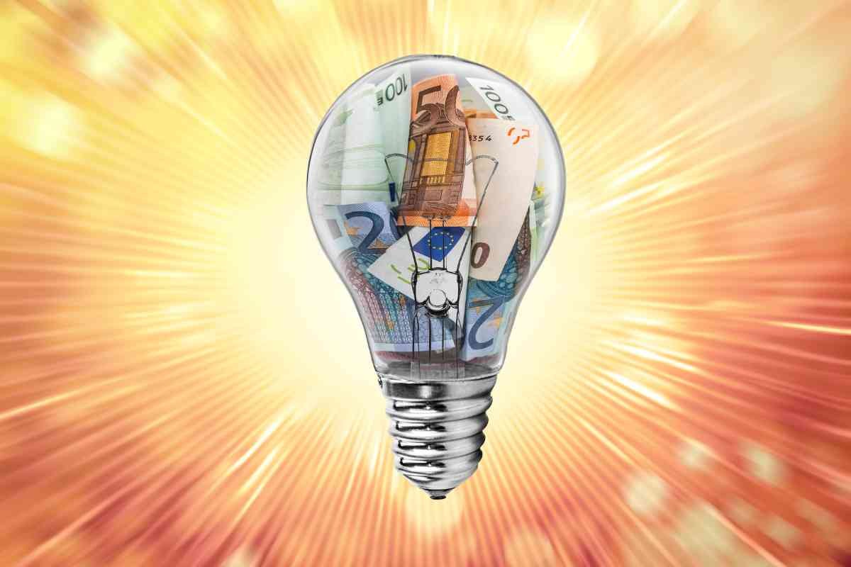 Lampadina con euro