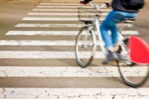 Bicicletta sulle strisce