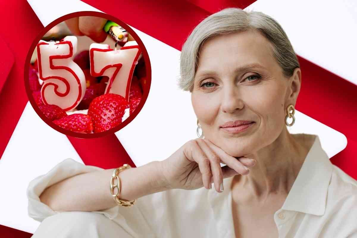 Donna e candeline numero 67