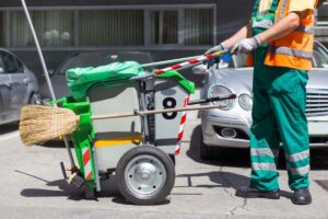 Netturbino al lavoro