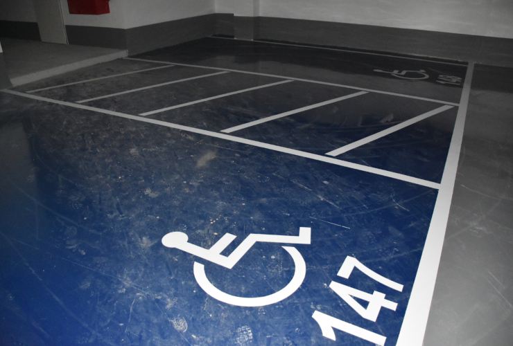 Parcheggio riservato ai disabili