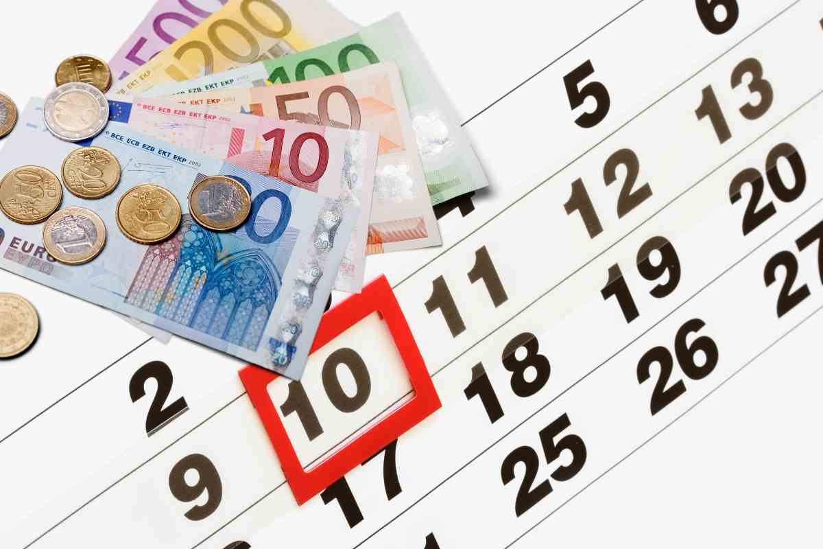 Calendario e soldi