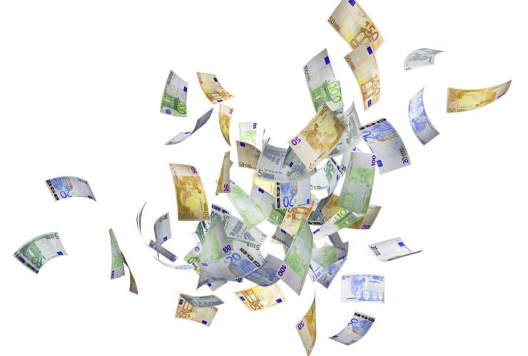 Banconote che volano