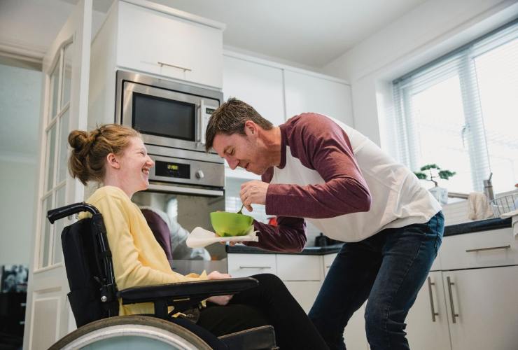 Disabile con genitore