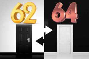 Due porte e numeri 62 e 64