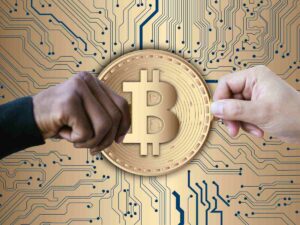 having bitcoin