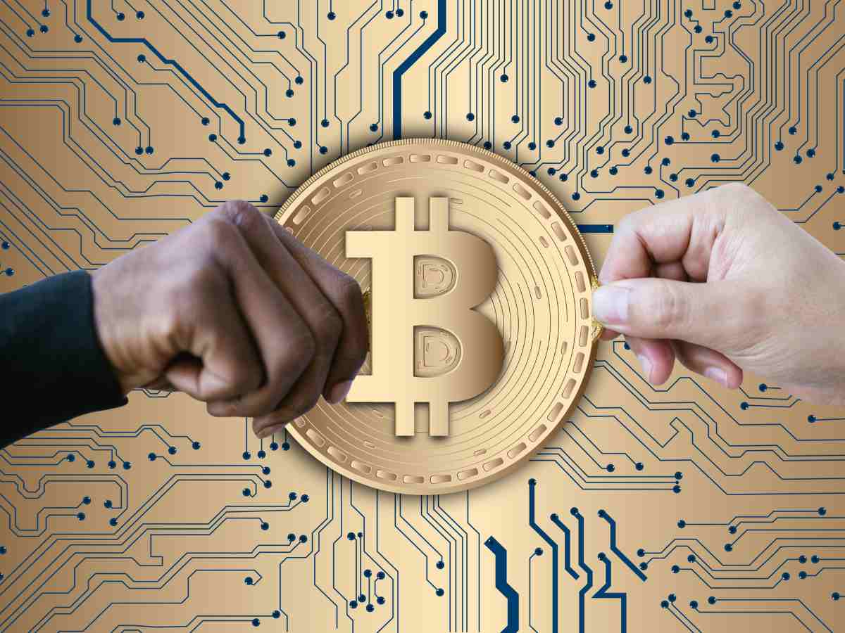 having bitcoin