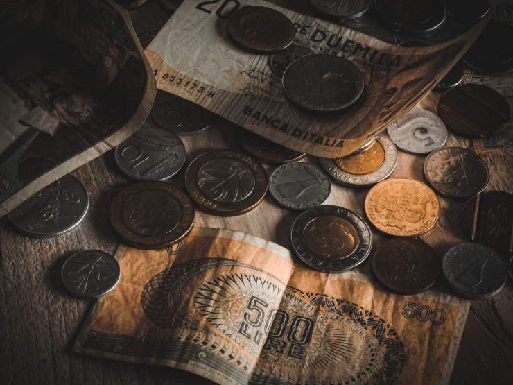 banconote e monete lire