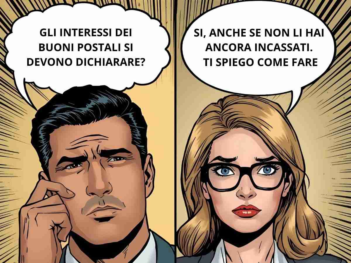 Uomo che fa una domanda ad una professionista